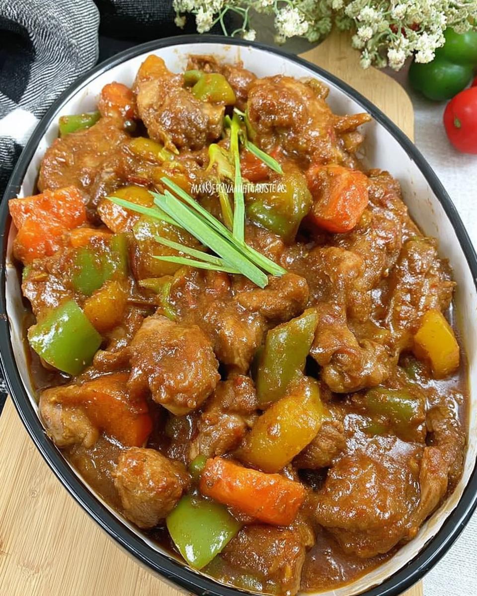 My another version of CHICKEN CALDERETA - detail 2