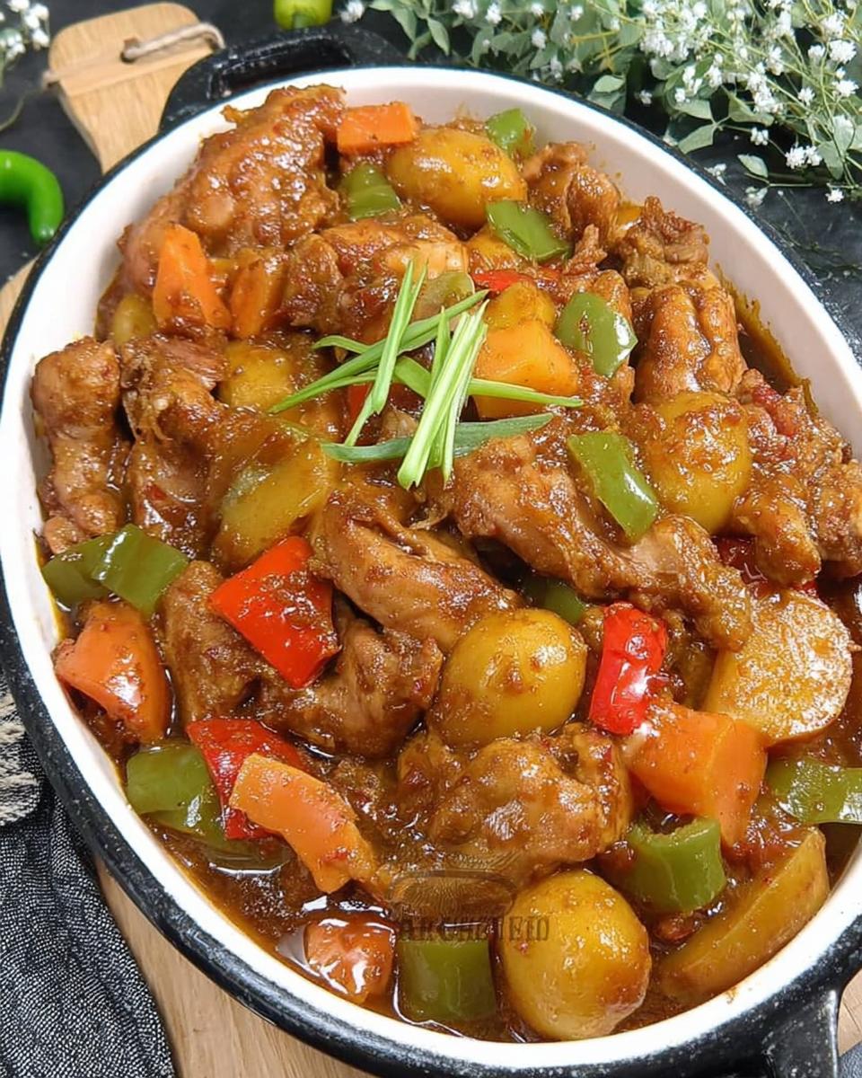 My another version of CHICKEN CALDERETA - detail 3