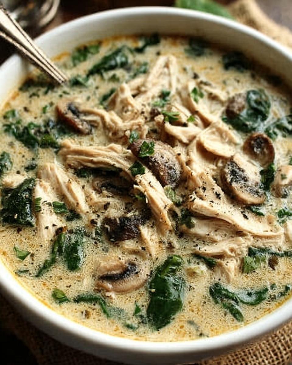 Rotisserie Chicken Mushroom Soup - detail 1