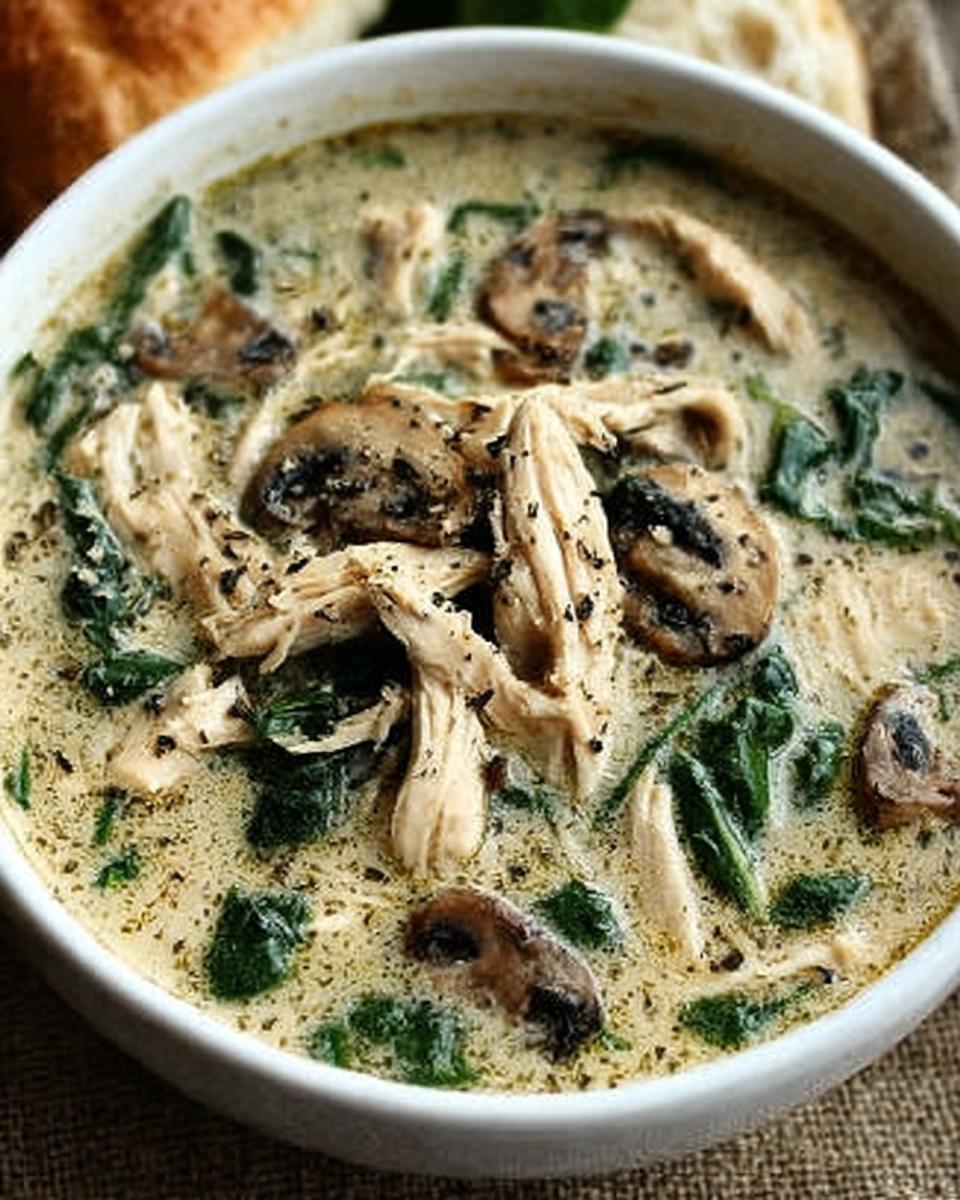 Rotisserie Chicken Mushroom Soup - detail 2