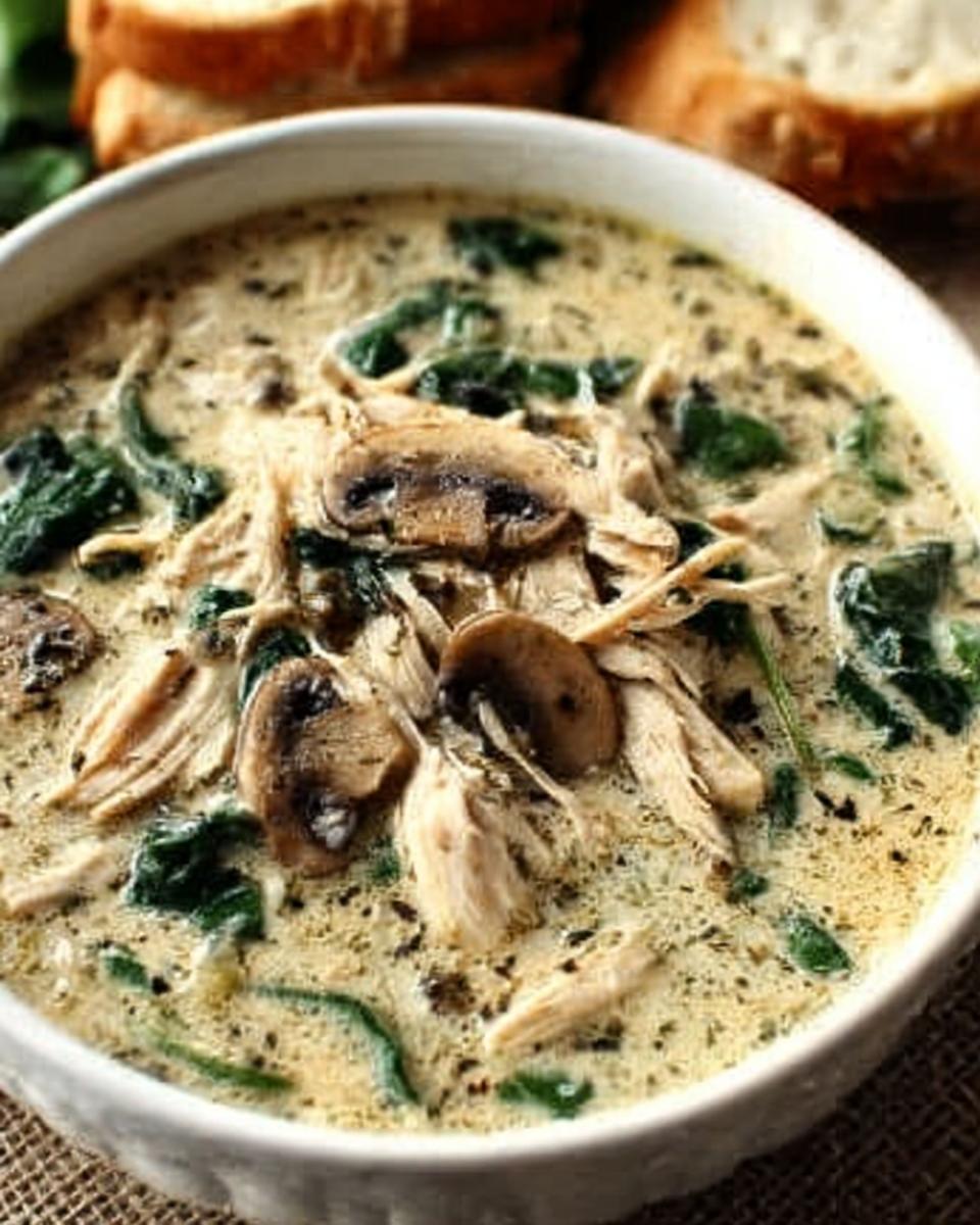 Rotisserie Chicken Mushroom Soup - detail 3