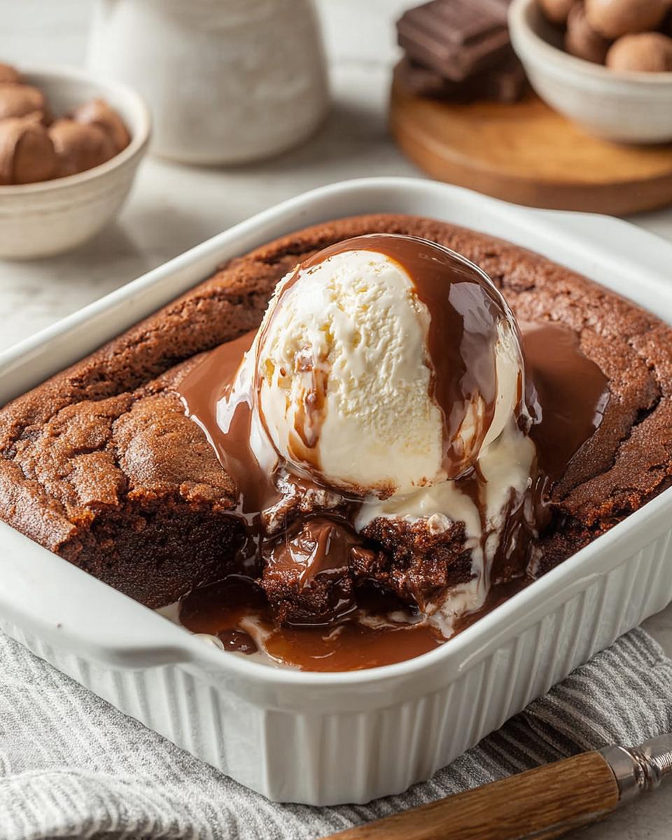 Southern Chocolate Cobbler - detail 3