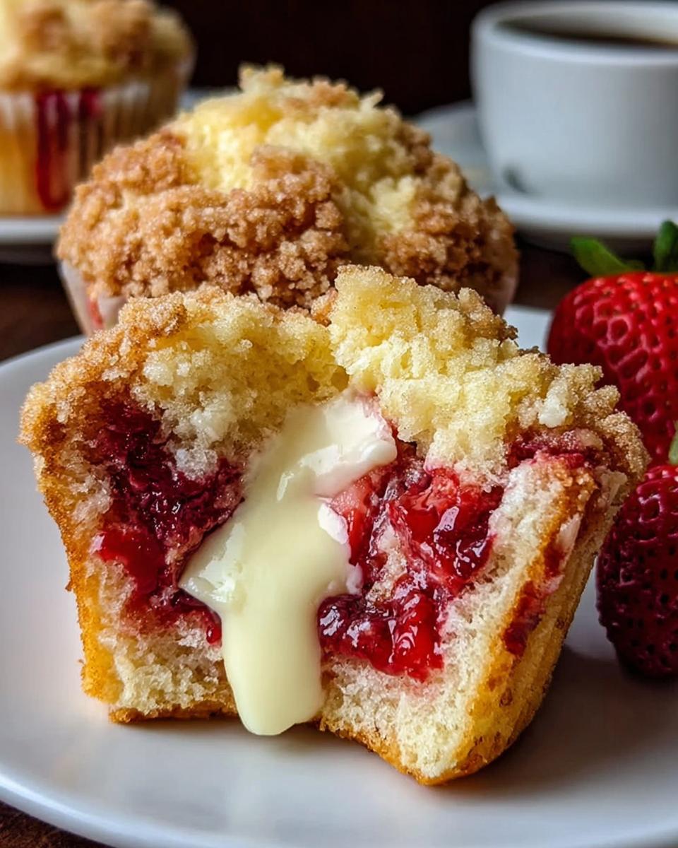 Strawberry Cream Cheese Muffins - detail 1