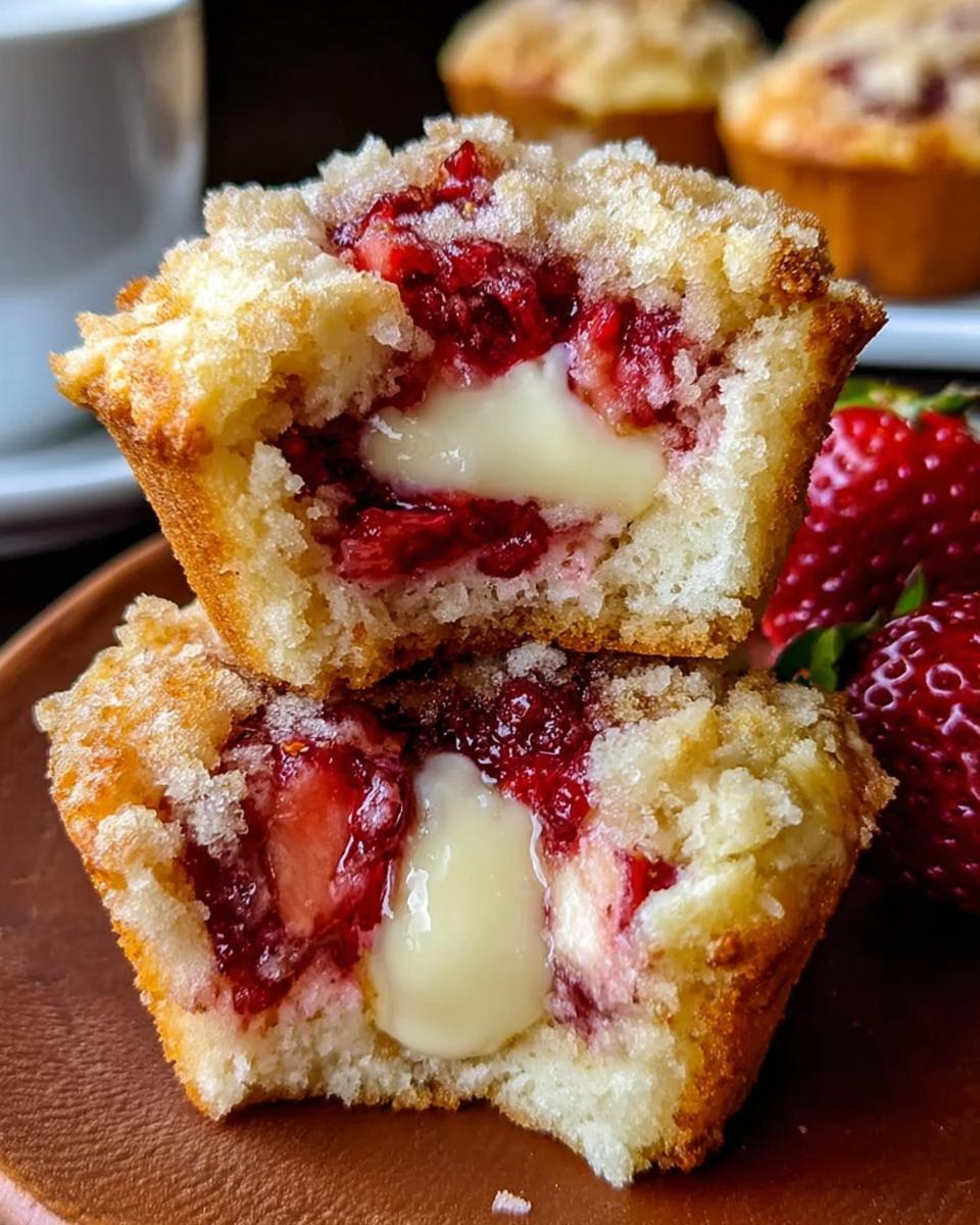 Strawberry Cream Cheese Muffins - detail 3