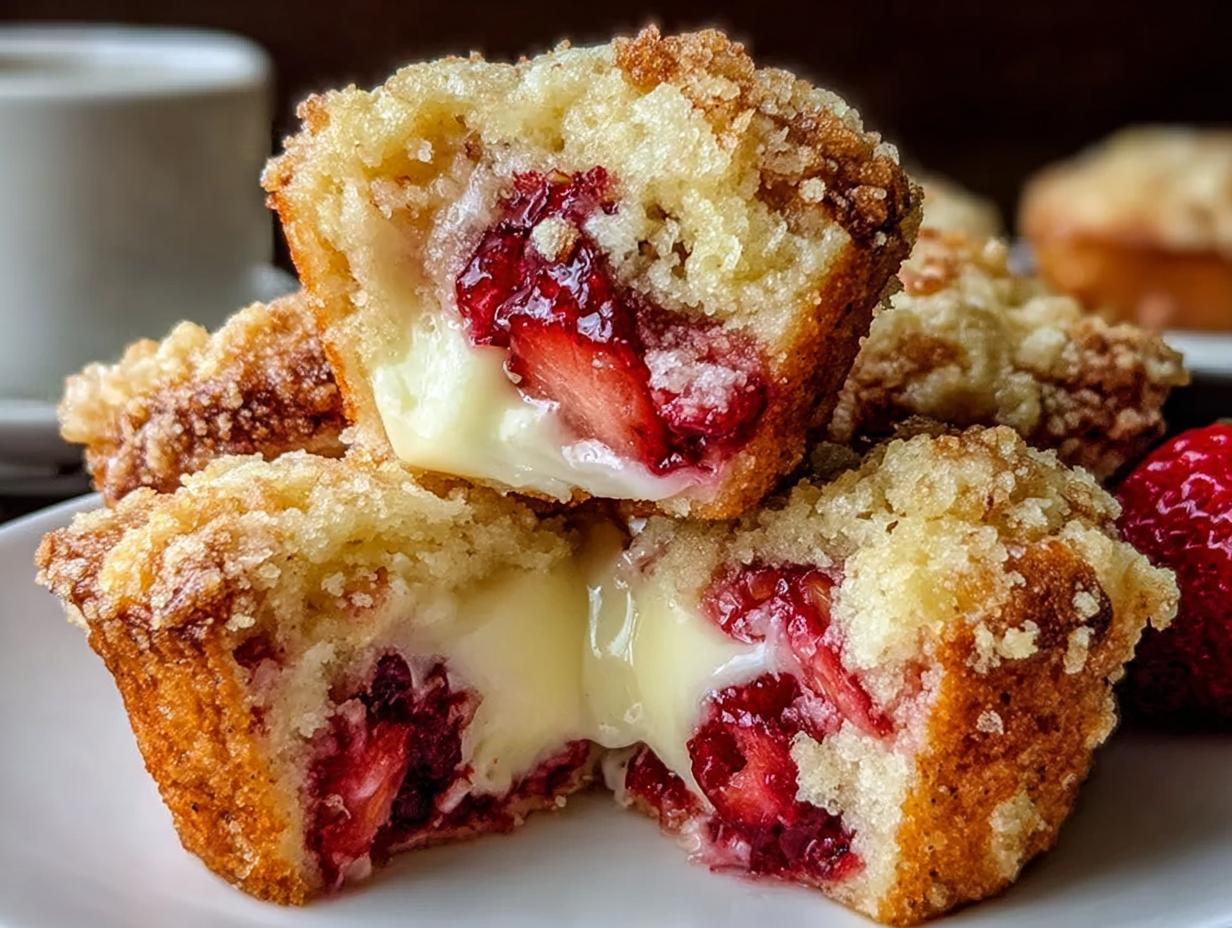 Strawberry Cream Cheese Muffins: Sinful Recipe in 20 Minutes