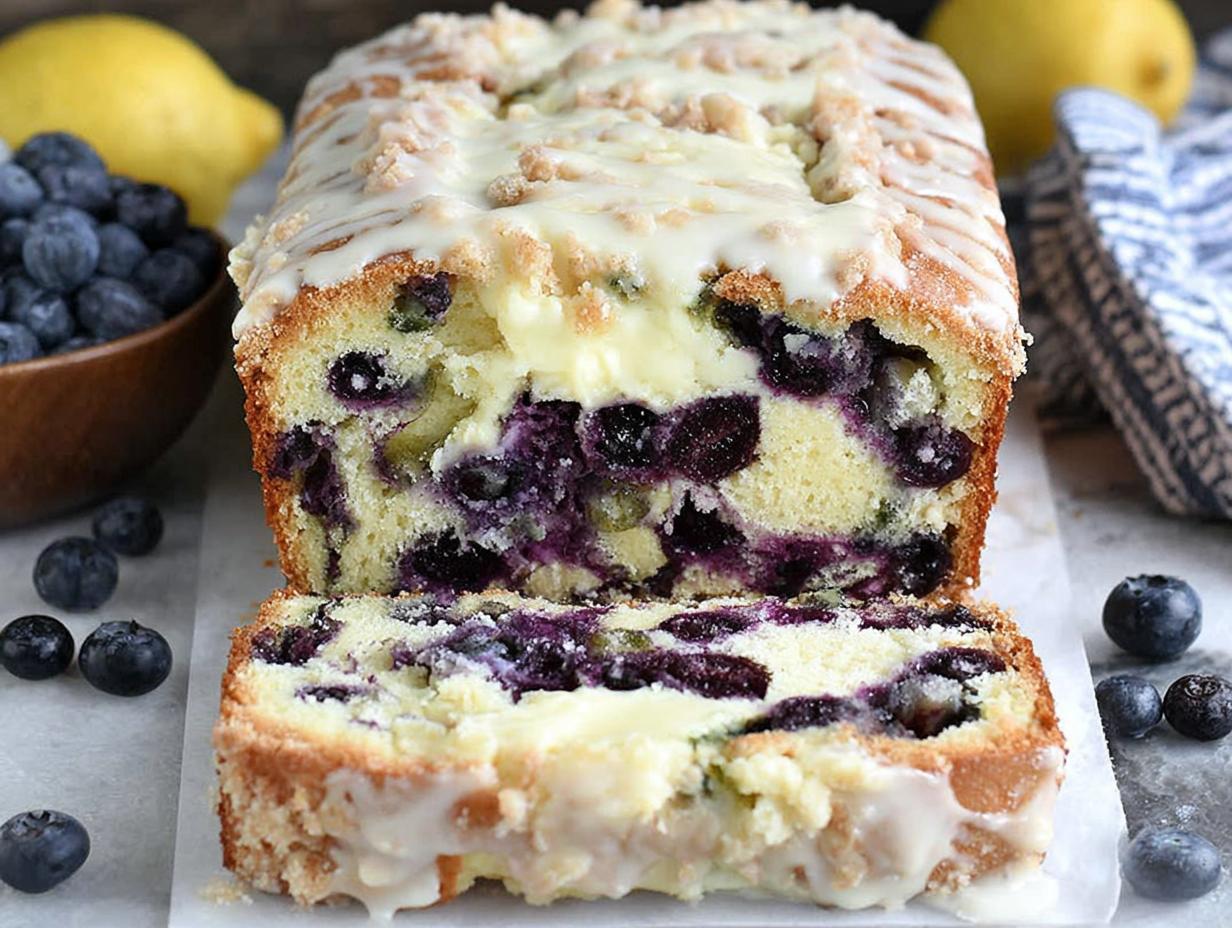 Blueberry Cream Cheese Bread: 1 Horrible Mistake
