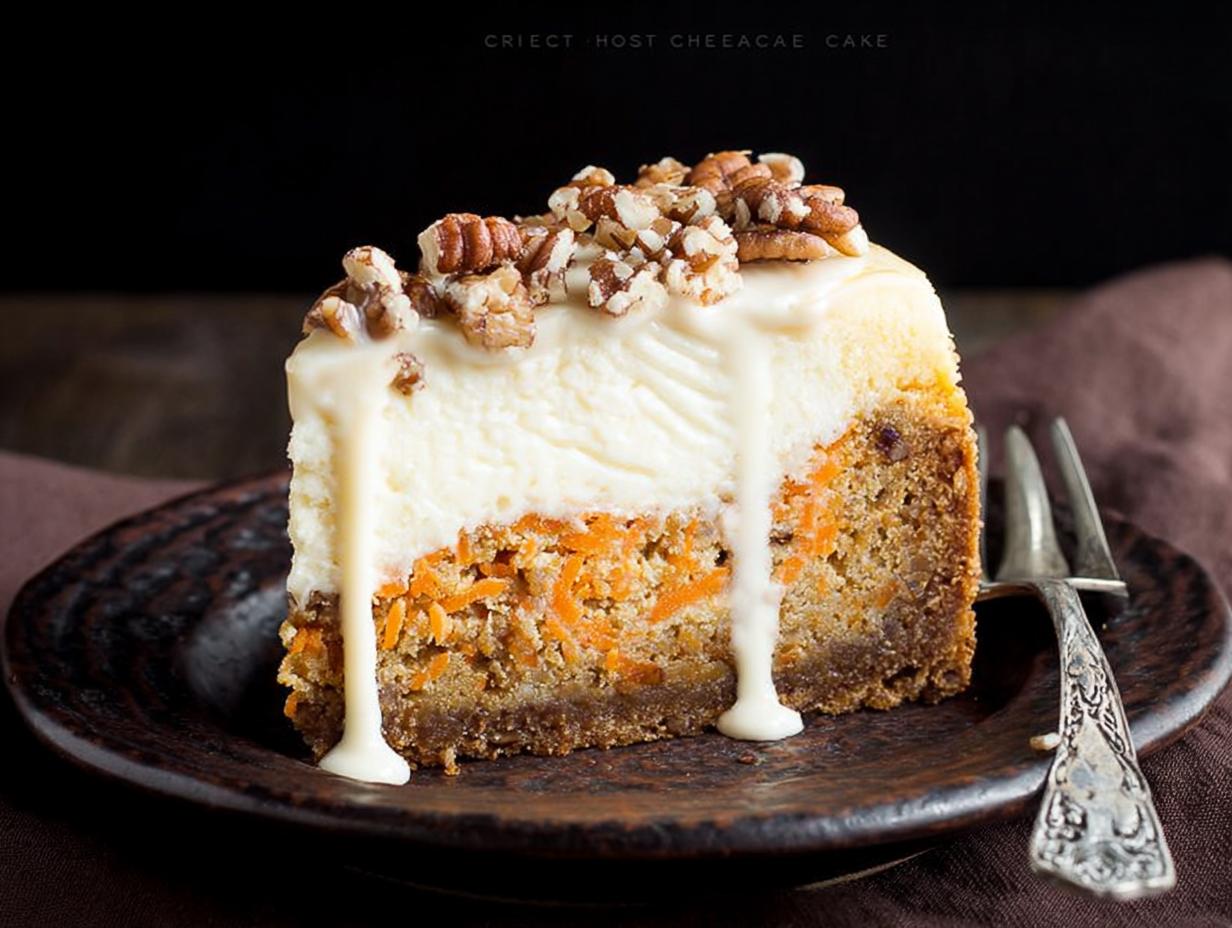 Carrot Cake Cheesecake: Sinful 2-in-1 Delight