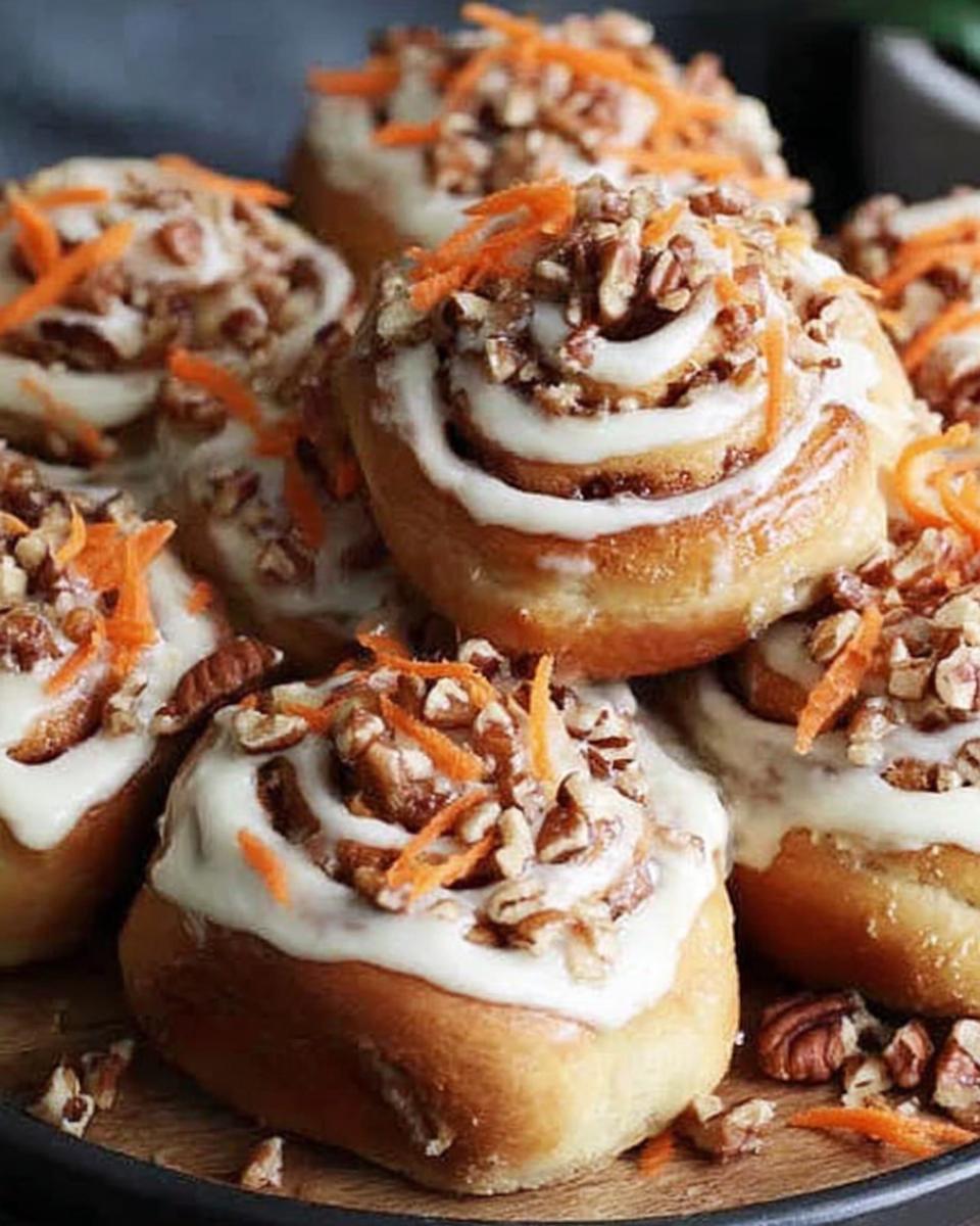 Carrot Cake Cinnamon Rolls - detail 2