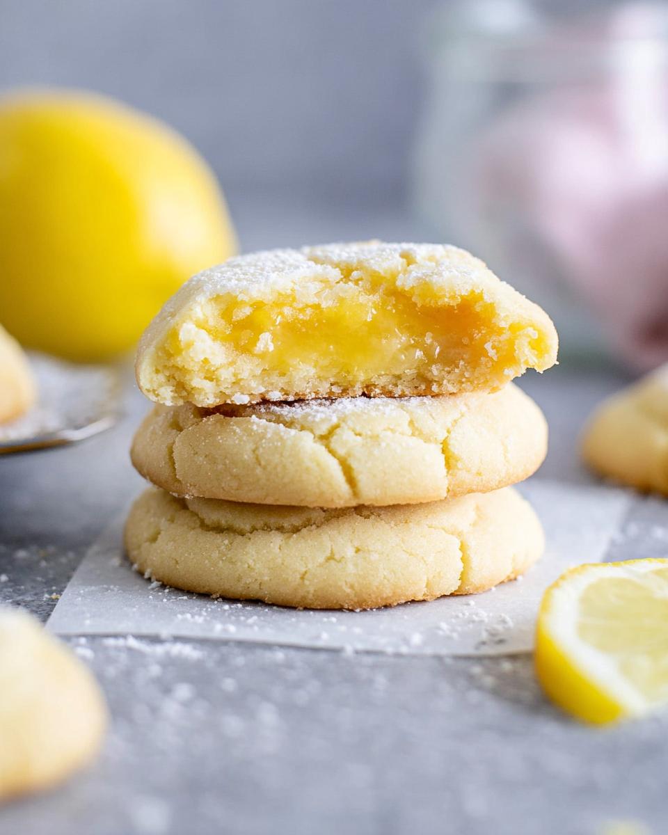 EASY Lemon Bar Cookies ~ two sugar bugs - detail 3