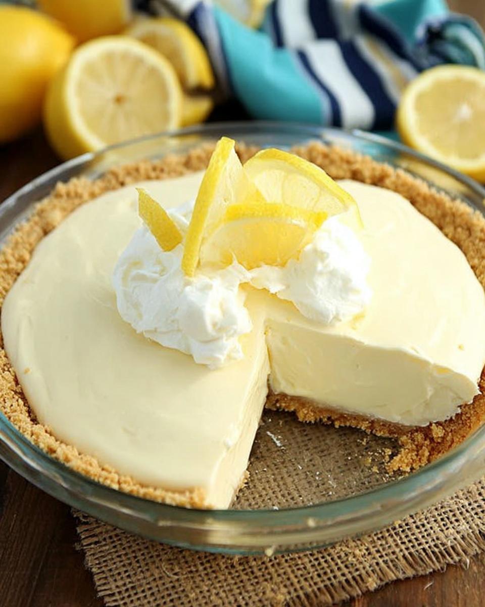 Easy Lemon Cream Pie - detail 2
