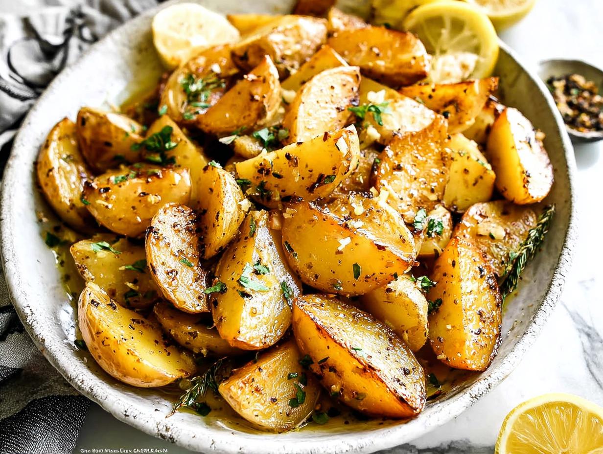 Garlic Crispy Greek Lemon Potatoes: 3 Amazing Secrets