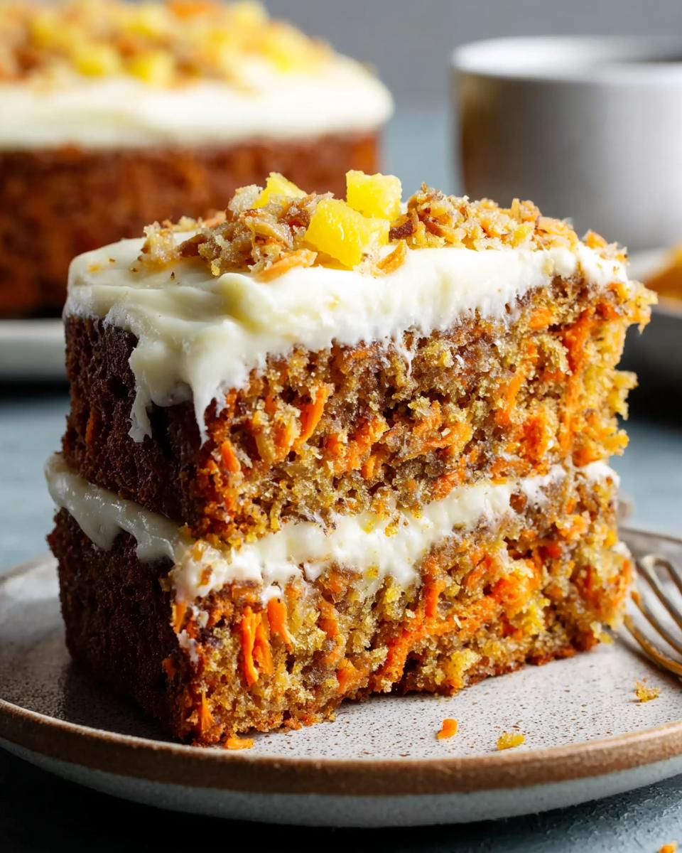 Hawaiian Carrot Pineapple Cake - detail 2