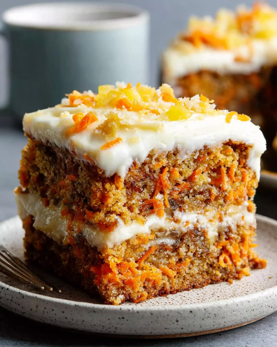 Hawaiian Carrot Pineapple Cake - detail 3