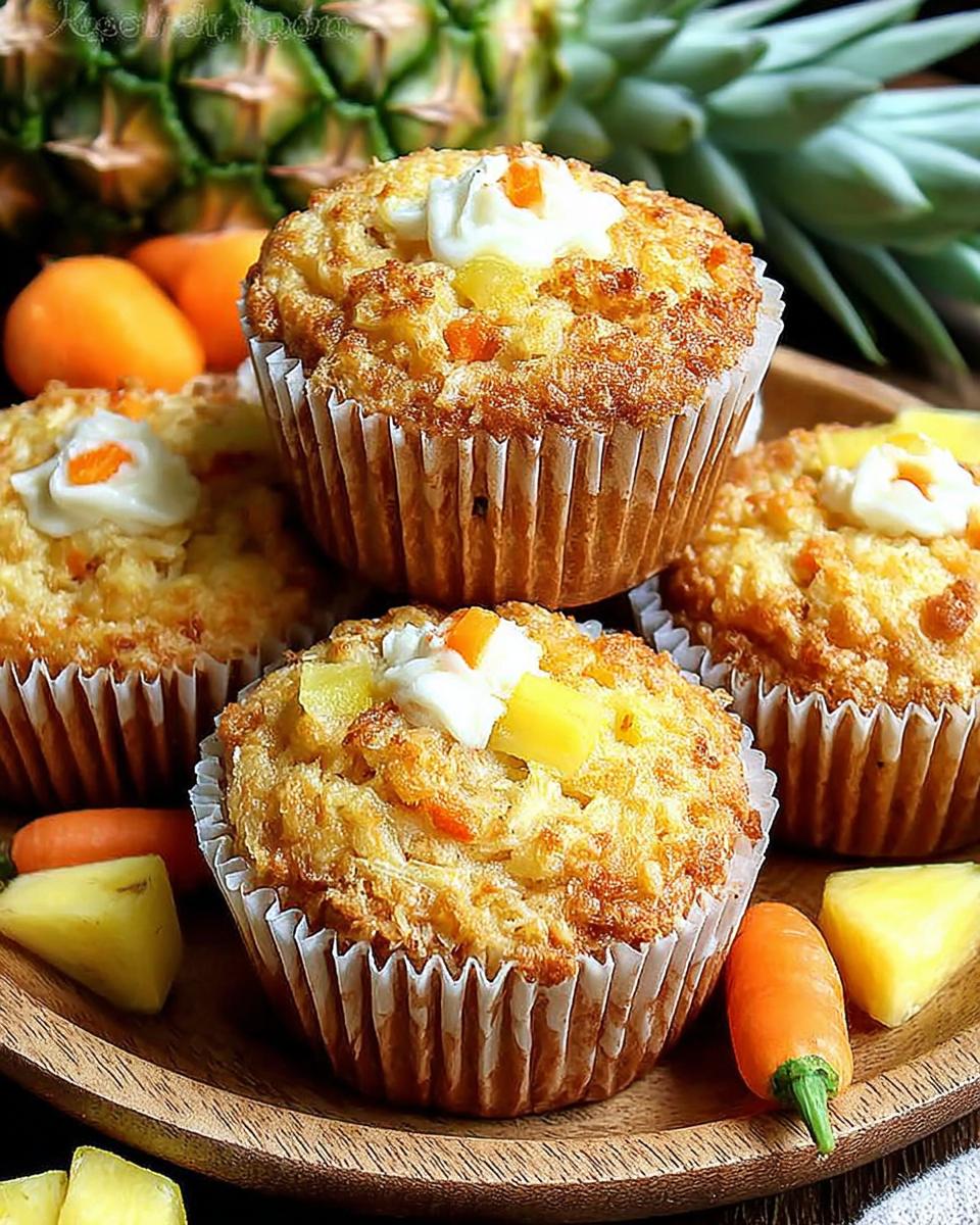 Hawaiian Pineapple Carrot Muffins Recipe - detail 1