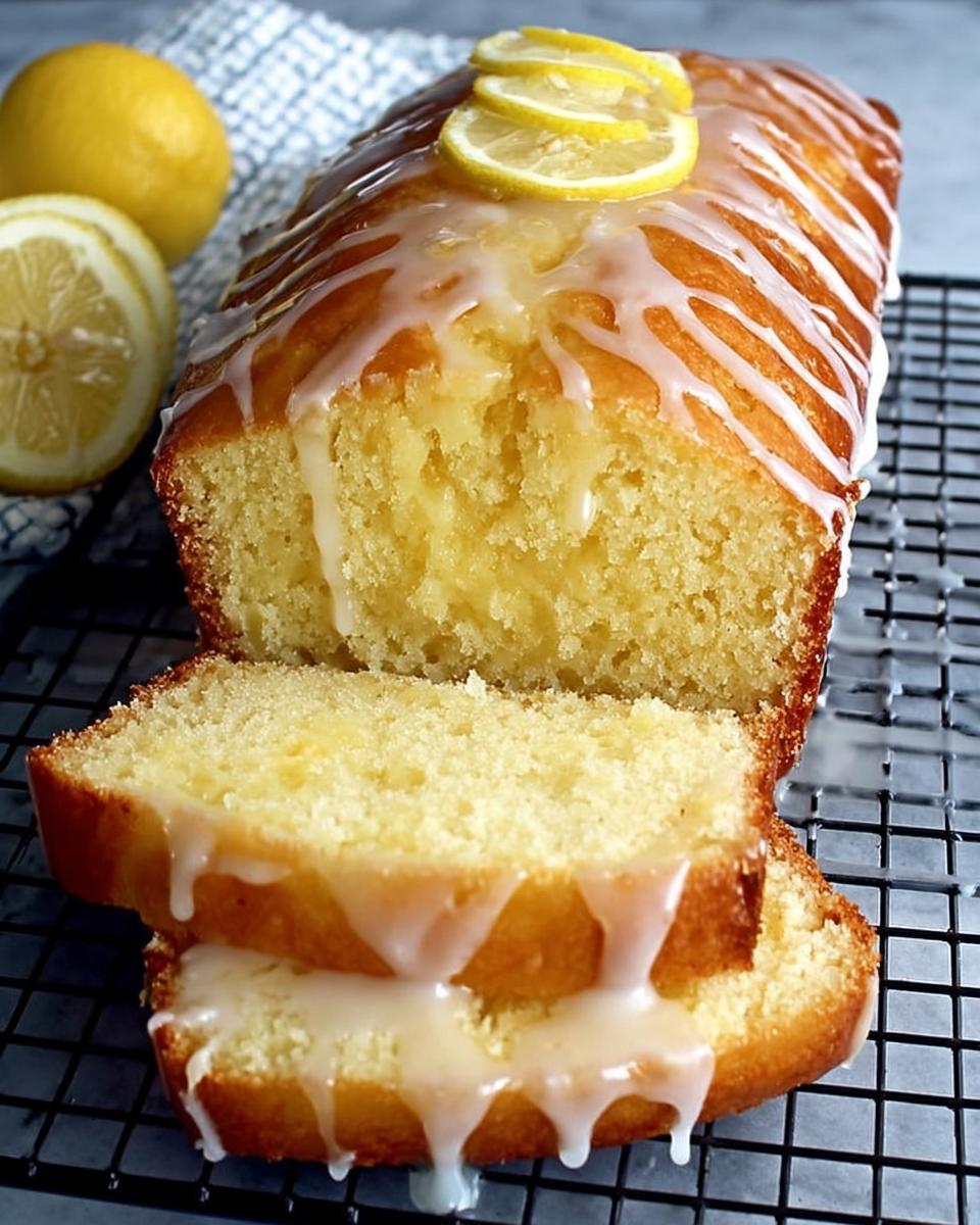 Healthy Greek Yogurt Lemon Loaf Cake - detail 3