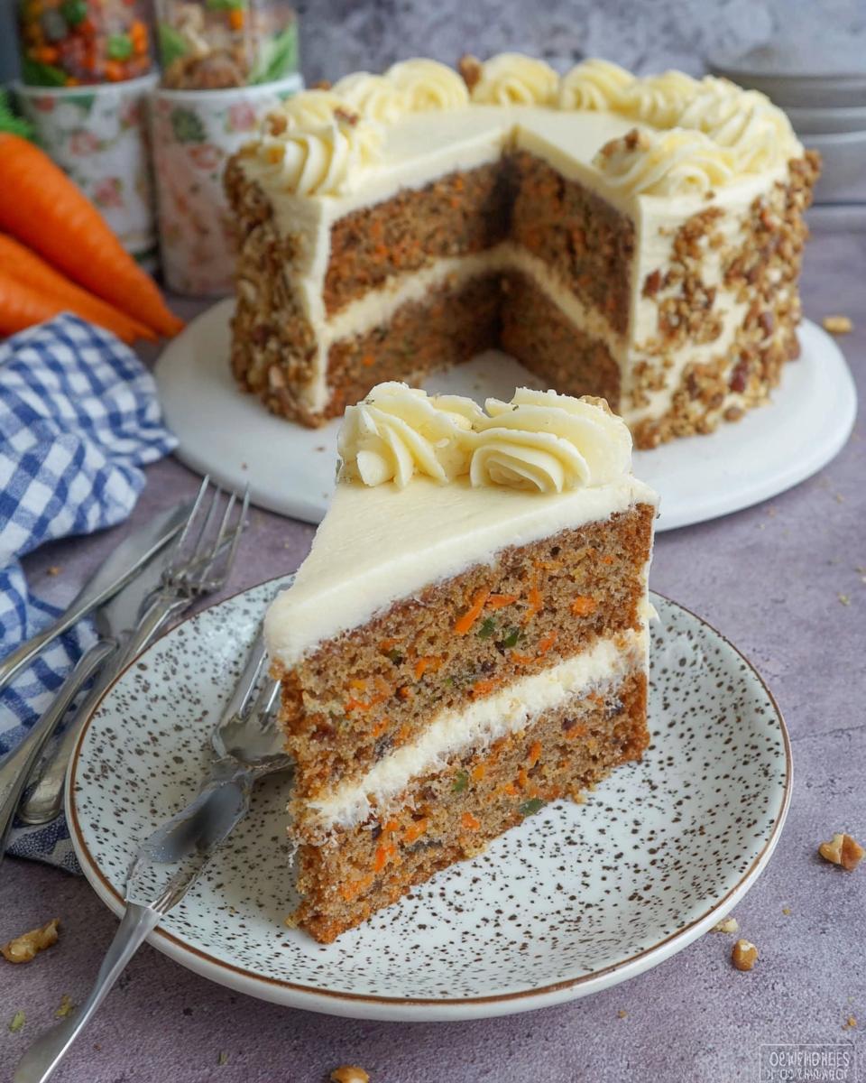 Irresistible Classic Carrot Cake with Creamy Frosting - detail 2