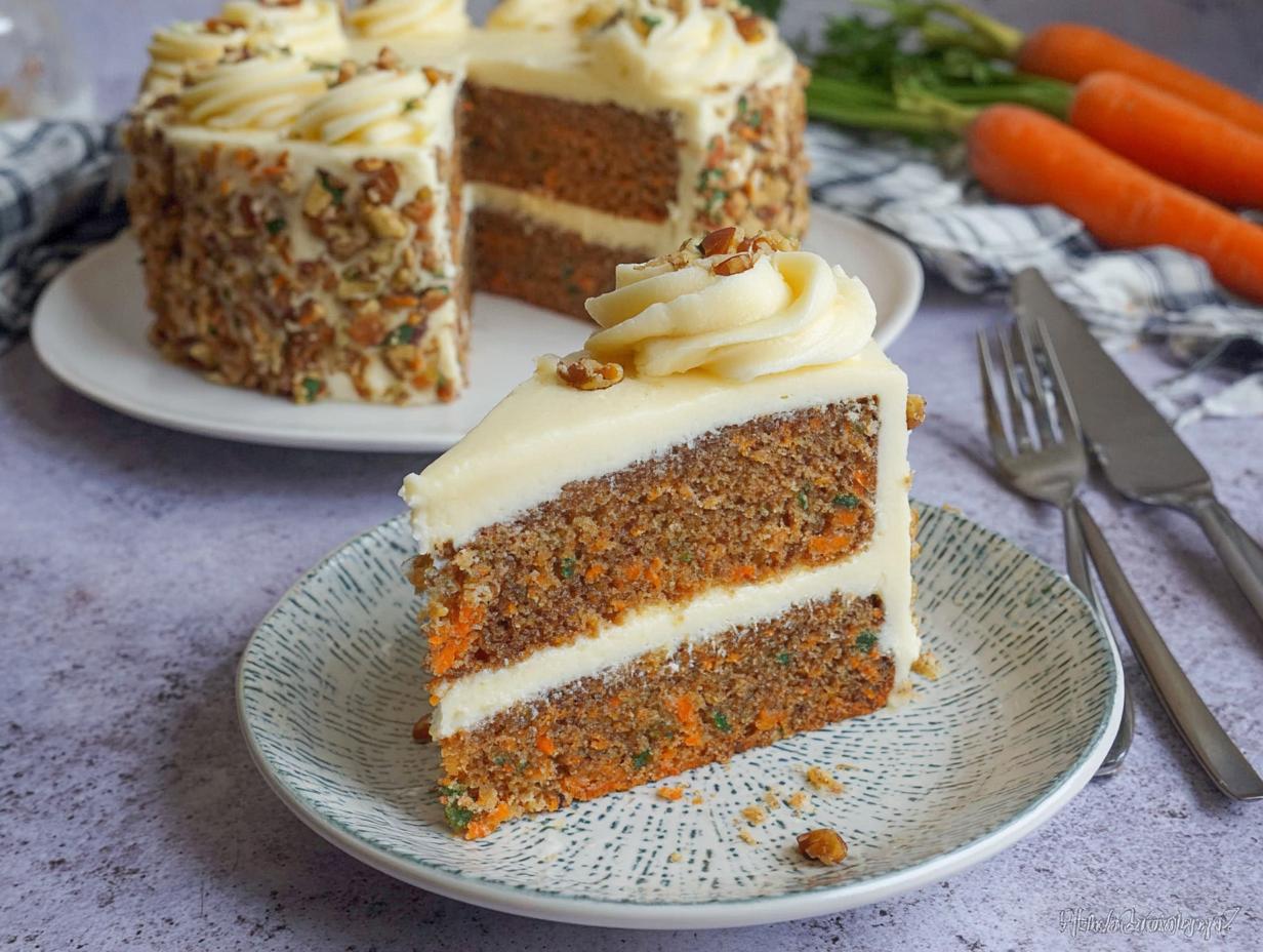 Bake 1 Unforgettable Irresistible Classic Carrot Cake