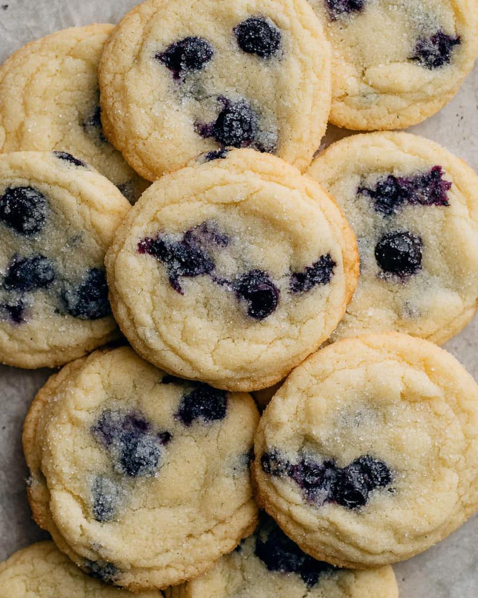 Lemon Blueberry Cookies (Soft and Chewy) - detail 1