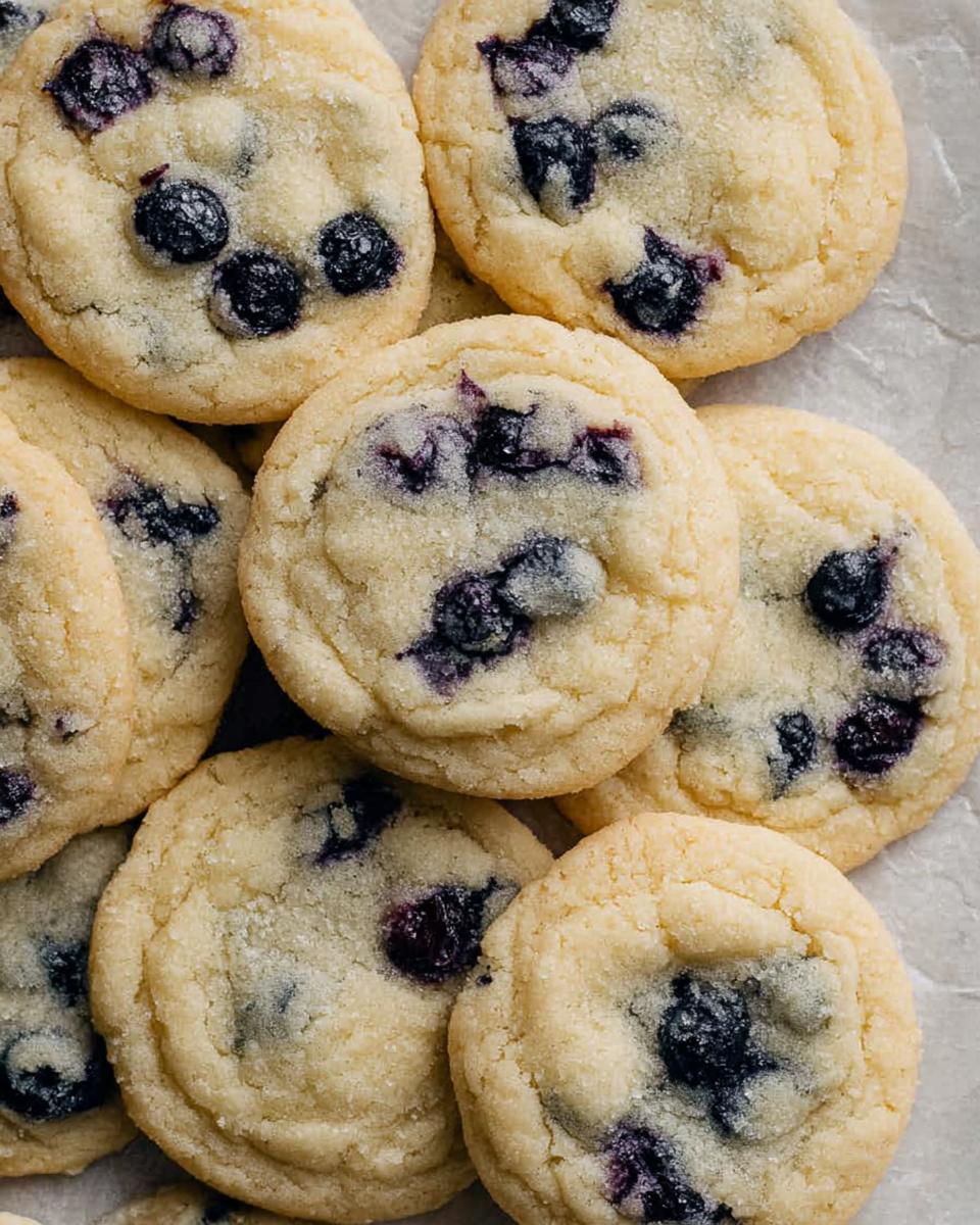 Lemon Blueberry Cookies (Soft and Chewy) - detail 2