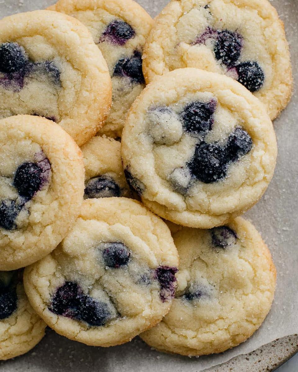 Lemon Blueberry Cookies (Soft and Chewy) - detail 3
