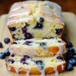 Lemon Blueberry Loaf with Lemon Glaze
