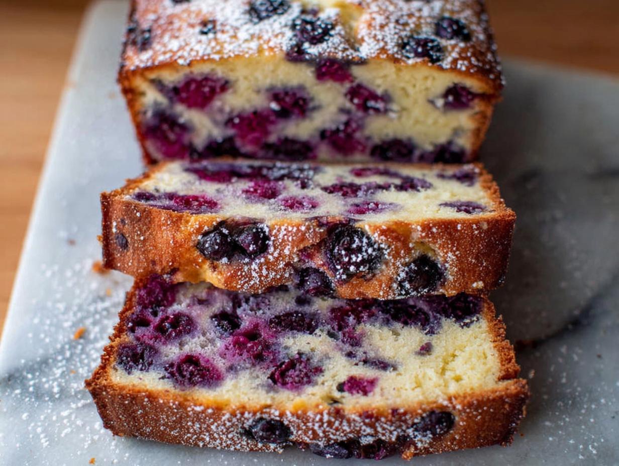Lemon Blueberry Yogurt Loaf: Adorable 6-Step Recipe