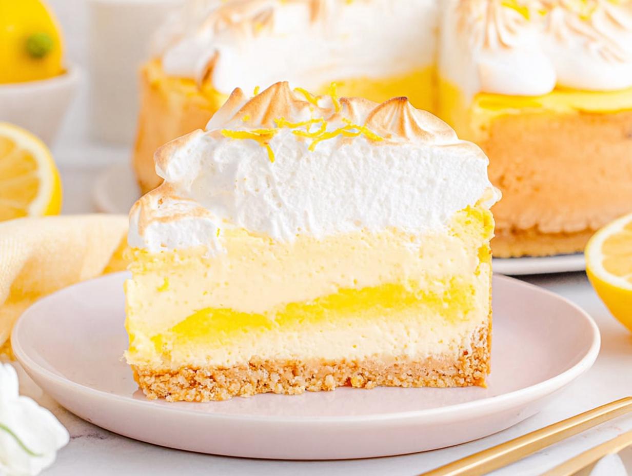 Lemon Meringue Cheesecake Recipe: Sinfully Delicious