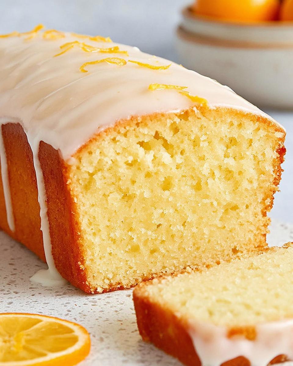 Moist Lemon Bread with Glaze - detail 1
