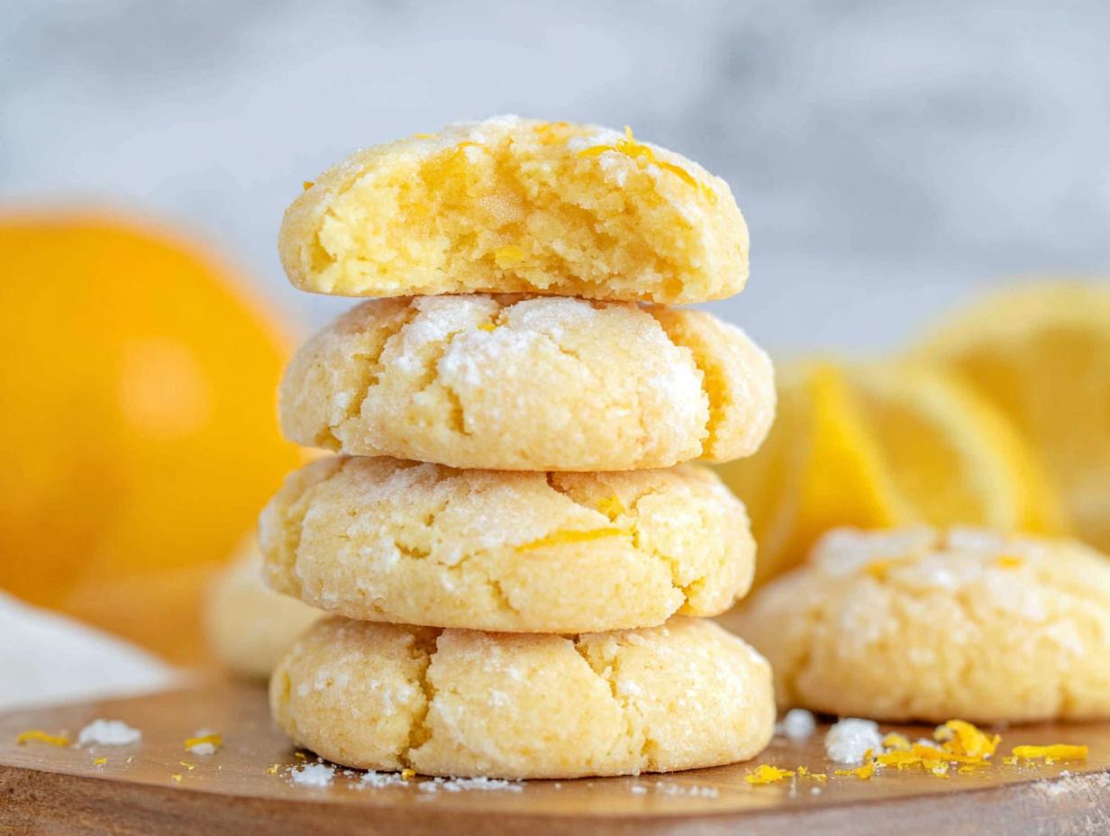 Moist Sugar Free Lemon Cookies: 12 Irresistible Bites