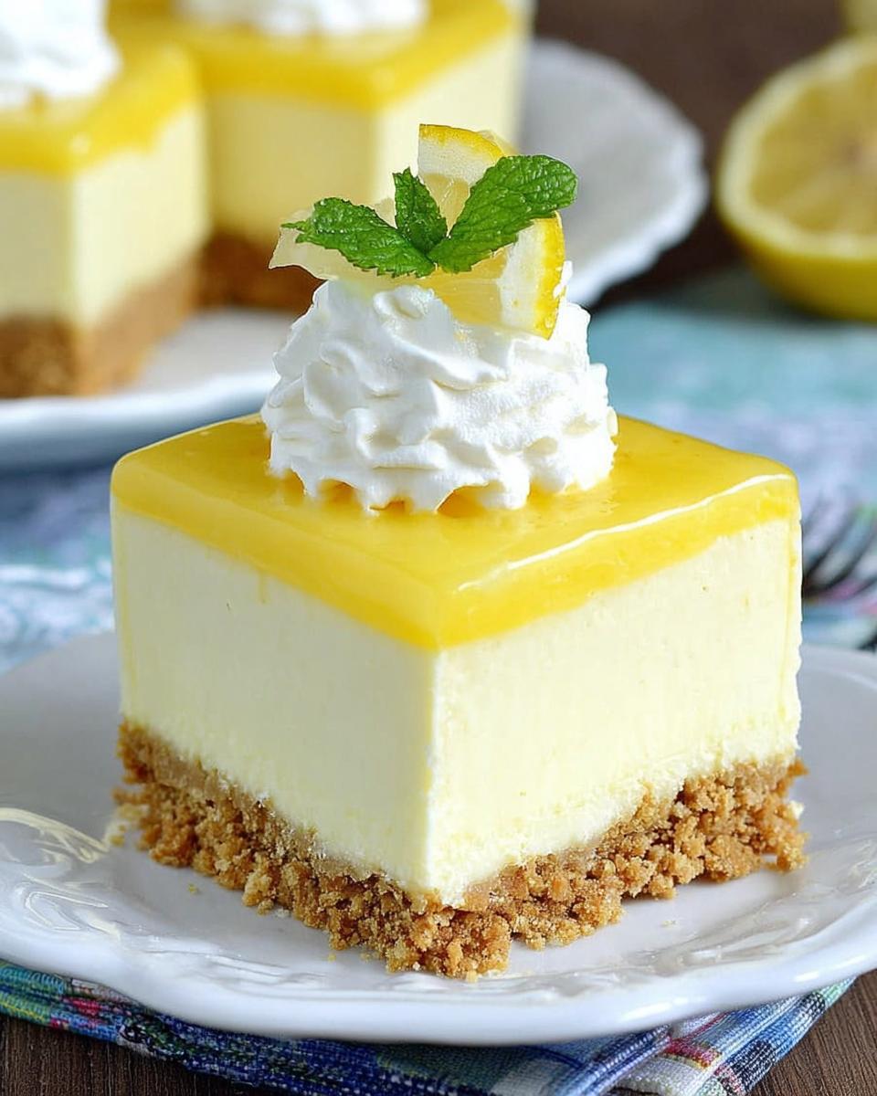 No-Bake Lemon Cheesecake! - detail 2