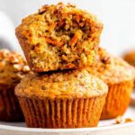Soft Moist Carrot Muffins