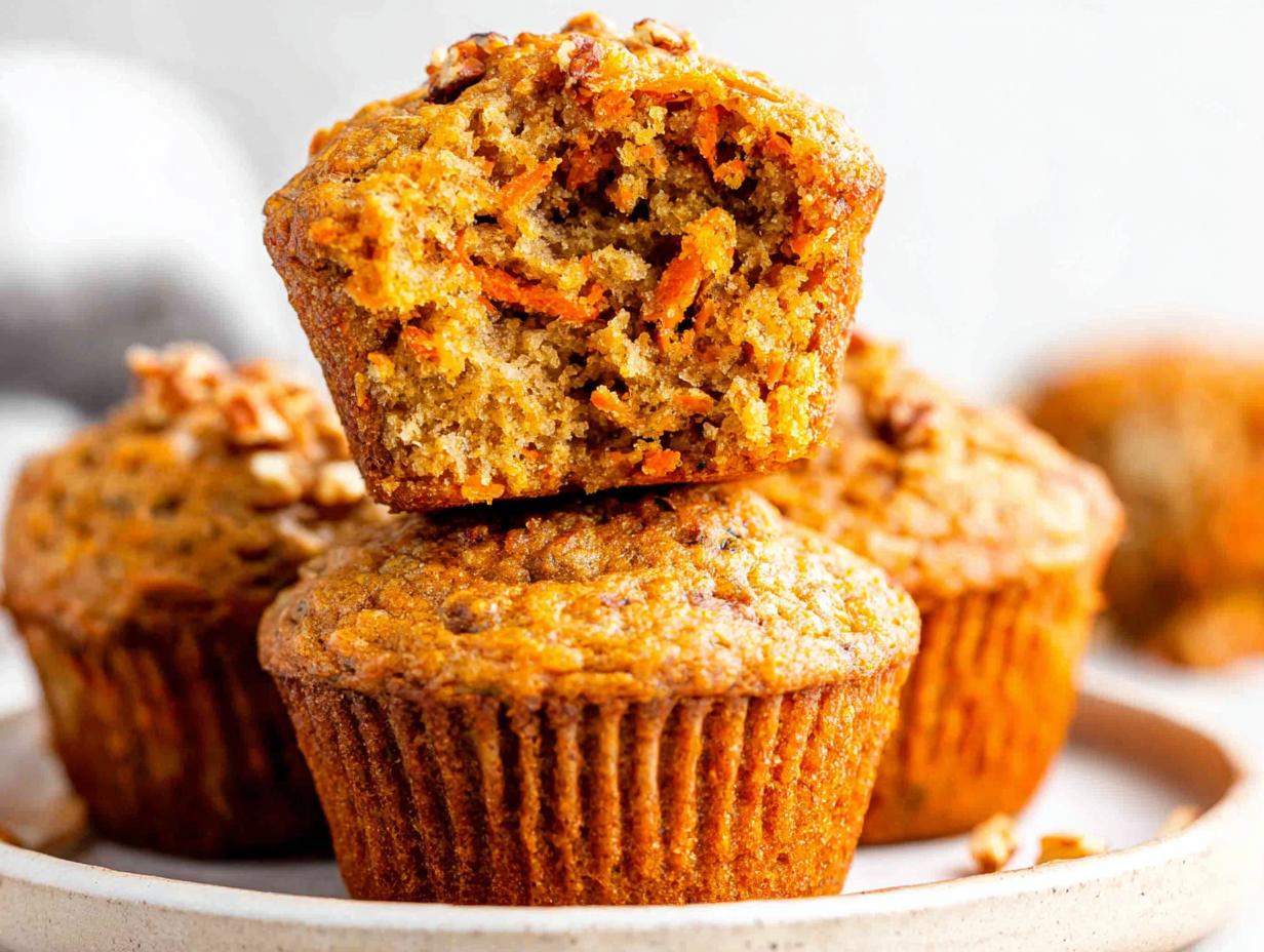 Soft Moist Carrot Muffins: Banish Dryness in 20 Minutes